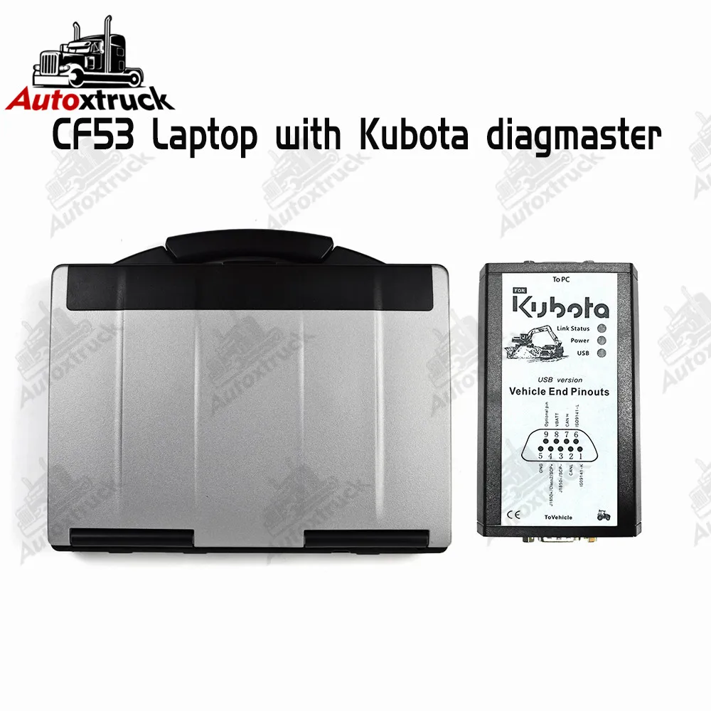 

Agricultural Machinery For KUBOTA Diagmaster with CF53 CF-53 Laptop Tractor Truck DIAGNOSTIC TOOL TAKEUCHI DST-i Datalink