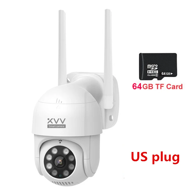 (Global version) Xiaovv Smart Outdoor Camera P1 2K 1296P 270° PTZ Rotate IP WiFi Cameras IP65 Waterproof Security Smart Home 