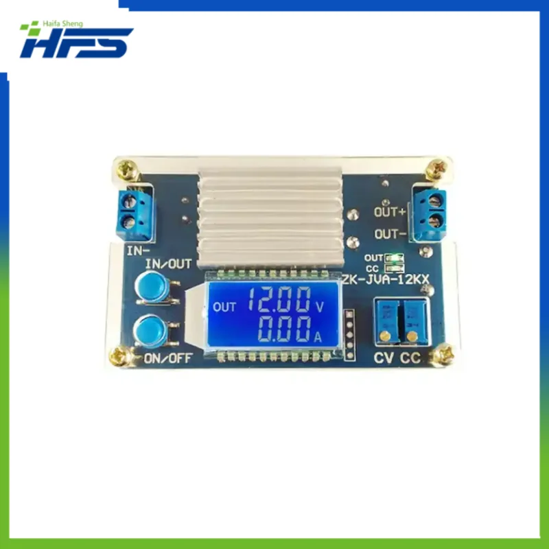 

LCD Digital Display Power Module, Constant Voltage, Constant Current, Adjustable, Step-Down, 12A