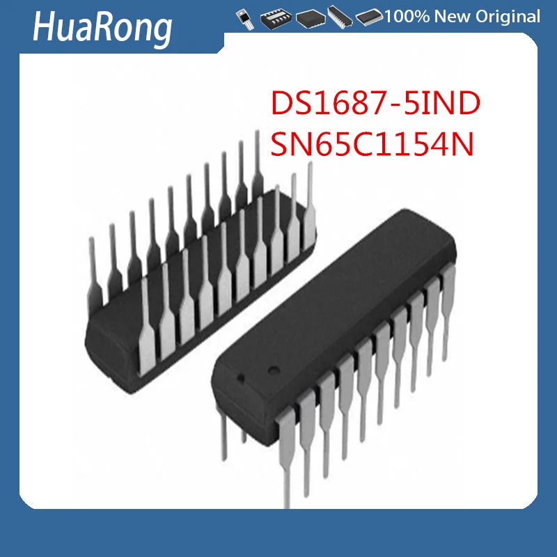 

2 шт./партия DS1687-5IND DS1687 SN65C1154N DIP20