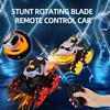2.4Ghz Multi-Person Competitive Remote Control Stunt Car 3D Rotate One Click Demo Auto Attack Blade Battle RC Drift Animal Car 2