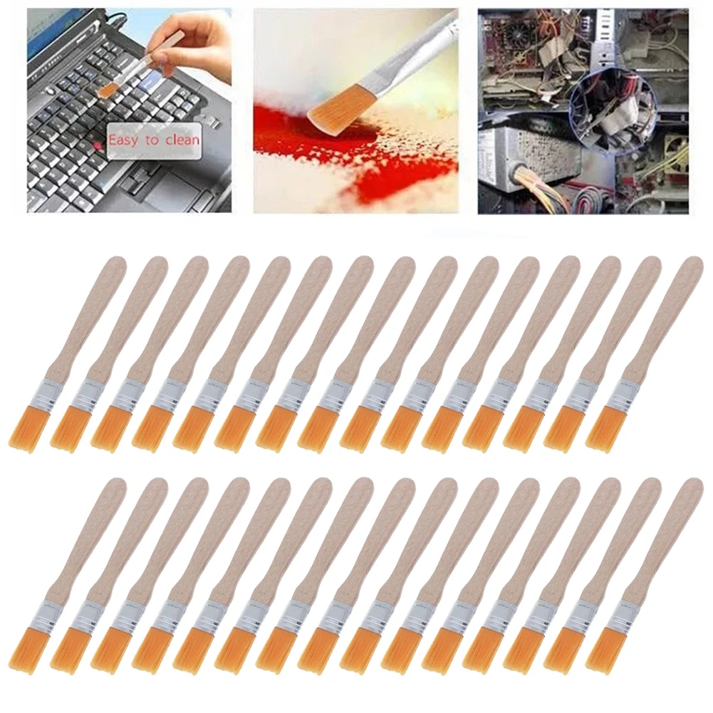 

30Pcs Nylon Brush Anti-dust Anti-static Brush For PCB Laptop Keyboard Clean Welding Cleaning Hand Tools Accessories