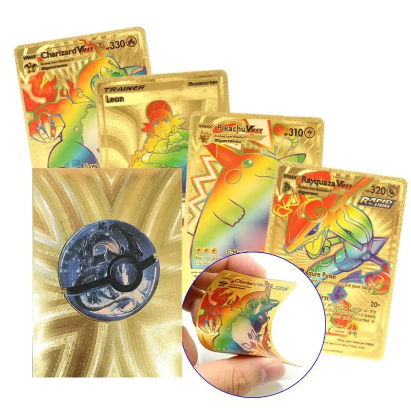 pokemon-cards-golden-foil-shiny-rainbow-vmax-card-charizard-58-off