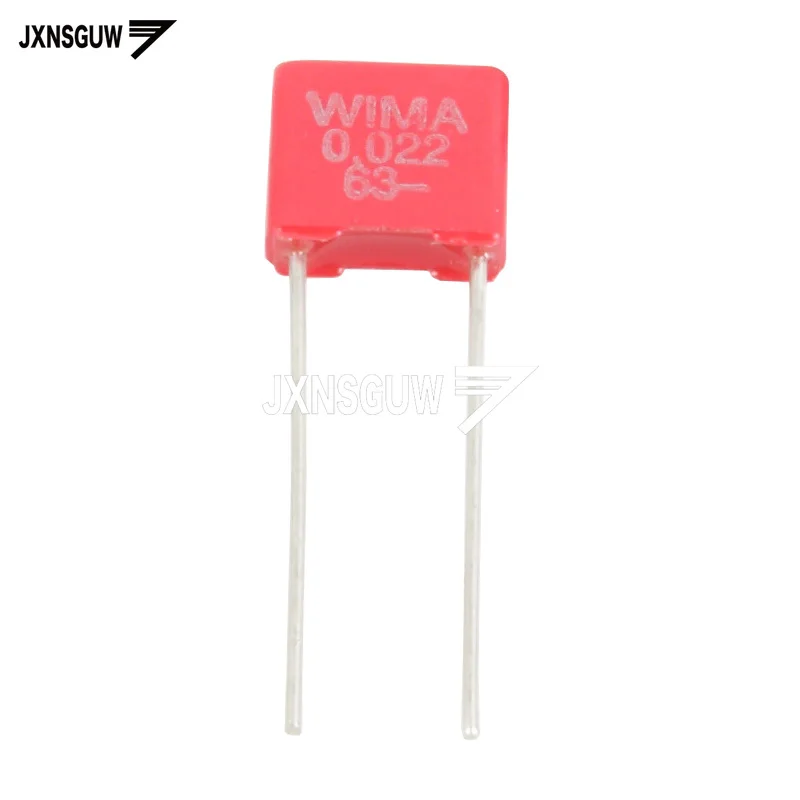 10pcs 20pcs germany wima mkp2 104 100v p5mm red audio capacitor brand new mkp 2 100v 0 1uf 100v104 100nf mkp 0 1uf 100v 10PCS Germany WIMA MKS2 5MM 1NF 2.2NF 10NF 15NF 22NF 27NF 33NF 39NF 47NF 68NF 100NF 150NF 220NF 330NF 470NF 680NF 100V 63V 104