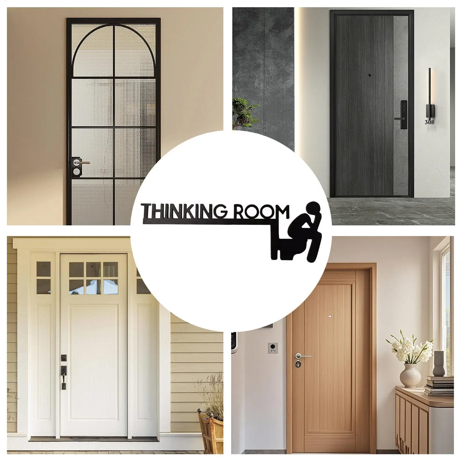 Thinking Room Door Sign Image 4