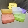 1Pc large powder puff box powder puff storage box breathable and separate dust large powder puff box 1