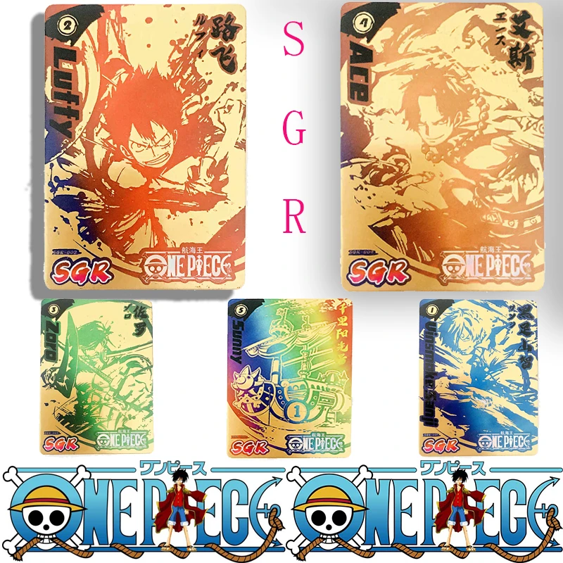 One Piece Sgr Bronzing Card Holder Rare Out Of Print Roronoa Zoro Anime Characters Boys Game Collection Flash Cards Kid Toy Gift Game Collection Cards Aliexpress