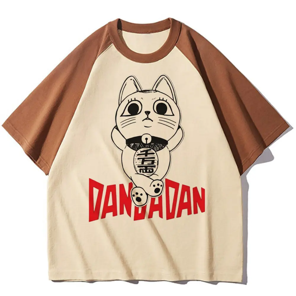 Dandadan Graphic Anime Women's Streetwear T-Shirt - Psychedelic Punk Pastel Design