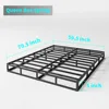 Queen 5 Inch Low Profile Heavy Duty Metal Frame Bed Frames for Queen Size Beds, Quiet Noise-Free, 3000lbs Capacity, Bed Frame 2