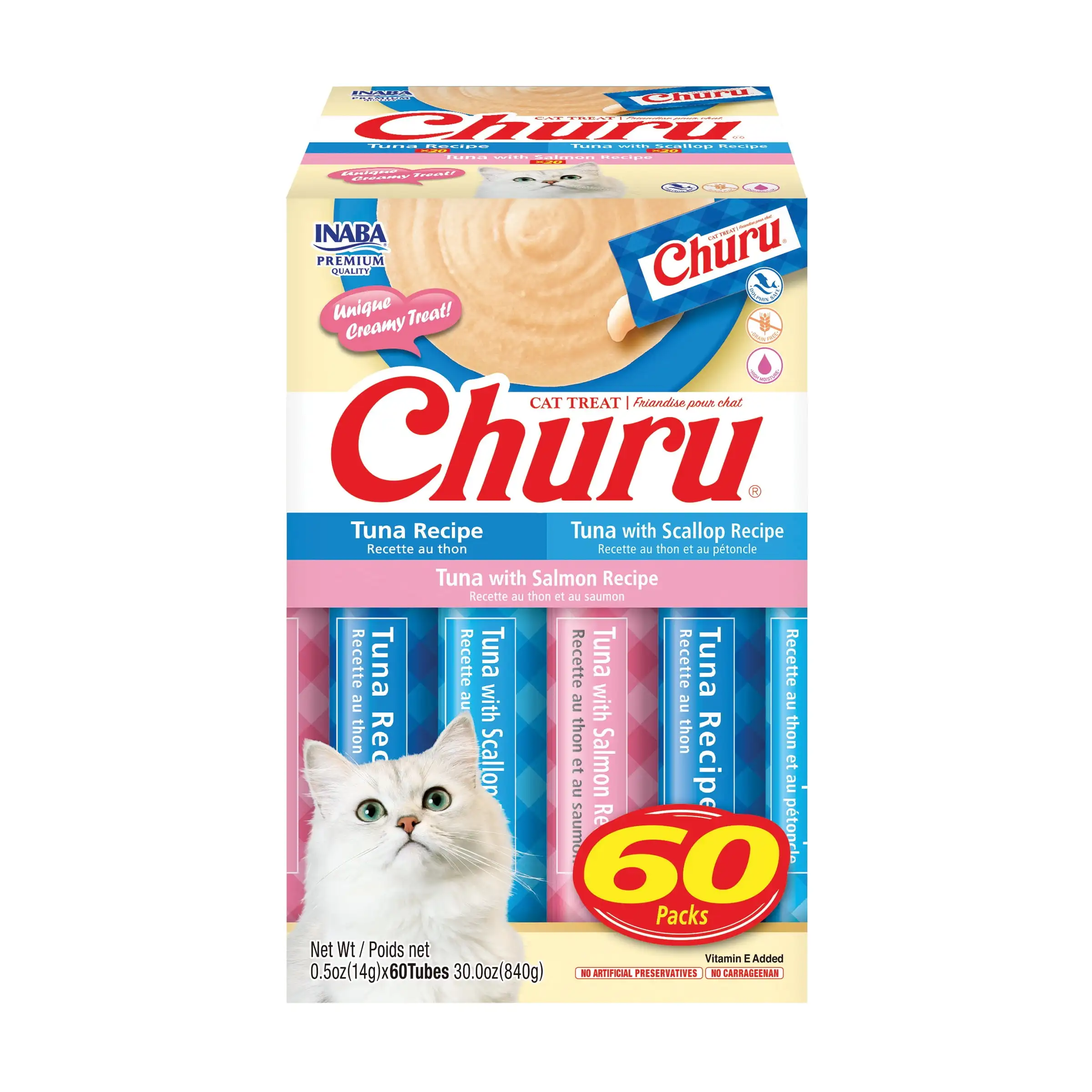 

Разнообразные тунца Churu, 60 трубок