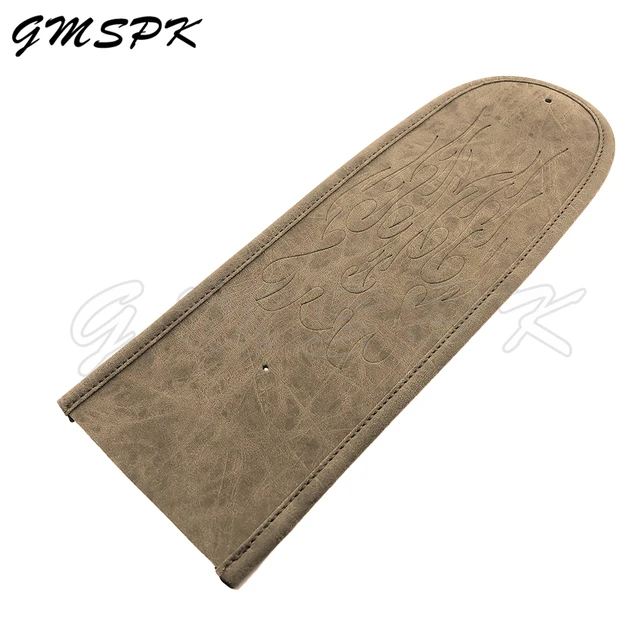Motorcycle Brown/Black Leather Mudguard Cover