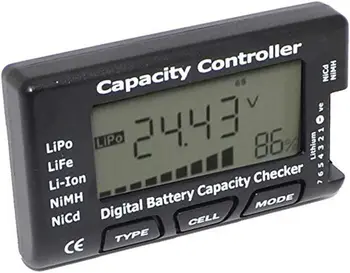 Tester Digitale RC Cellmeter 7 per Batterie LiPo, LiFe, Li-ion, NiMH, NiCd - Strumento Essenziale per RC