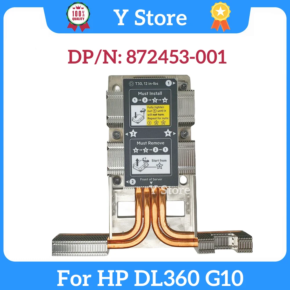 

Y Store New Original For HP HPE DL360G10 DL360 G10 Server High Performance HeatSink 872453-001 873590-001 867651-001 Fast Ship