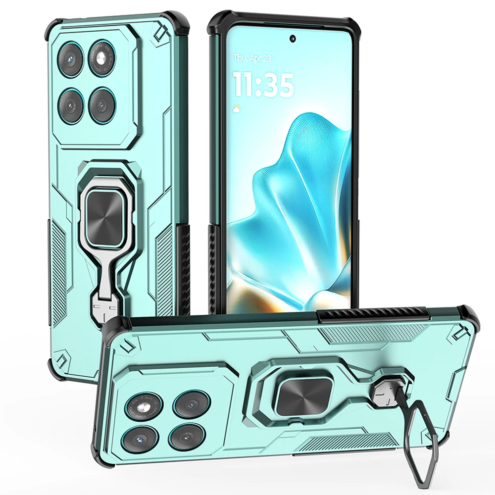 Rotatable Kickstand Magnetic Ring Holder Protective Phone Case Cover