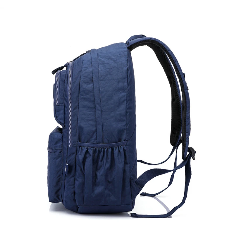 TEGAOTE Nylon A4 Large Capacity 14 15.6'' Laptop Men Women Backpack SchoolBag Lightweight Travel Bag Blue Grey Black M0990 3