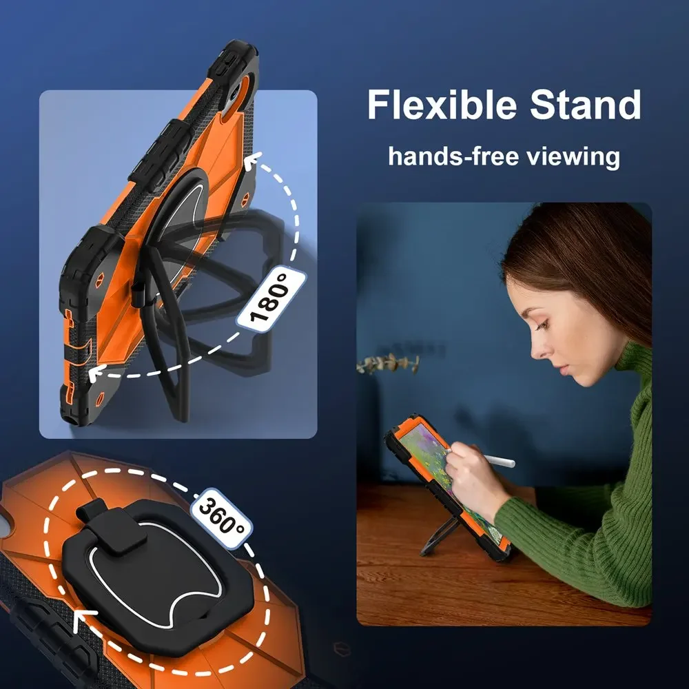360° Rotating Rugged Tablet Case