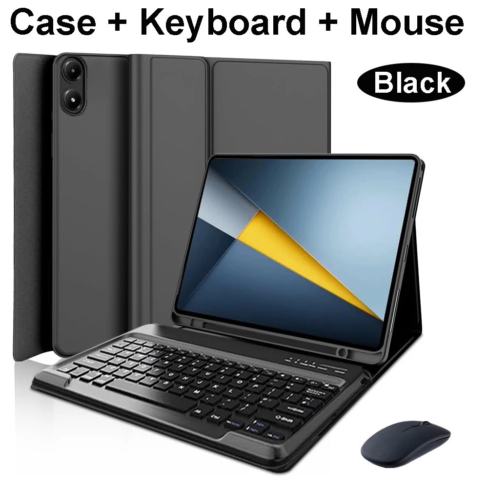 Bluetooth Wireless Tablet Stand Case - Protective Smart Folio Cover in Sleek Design