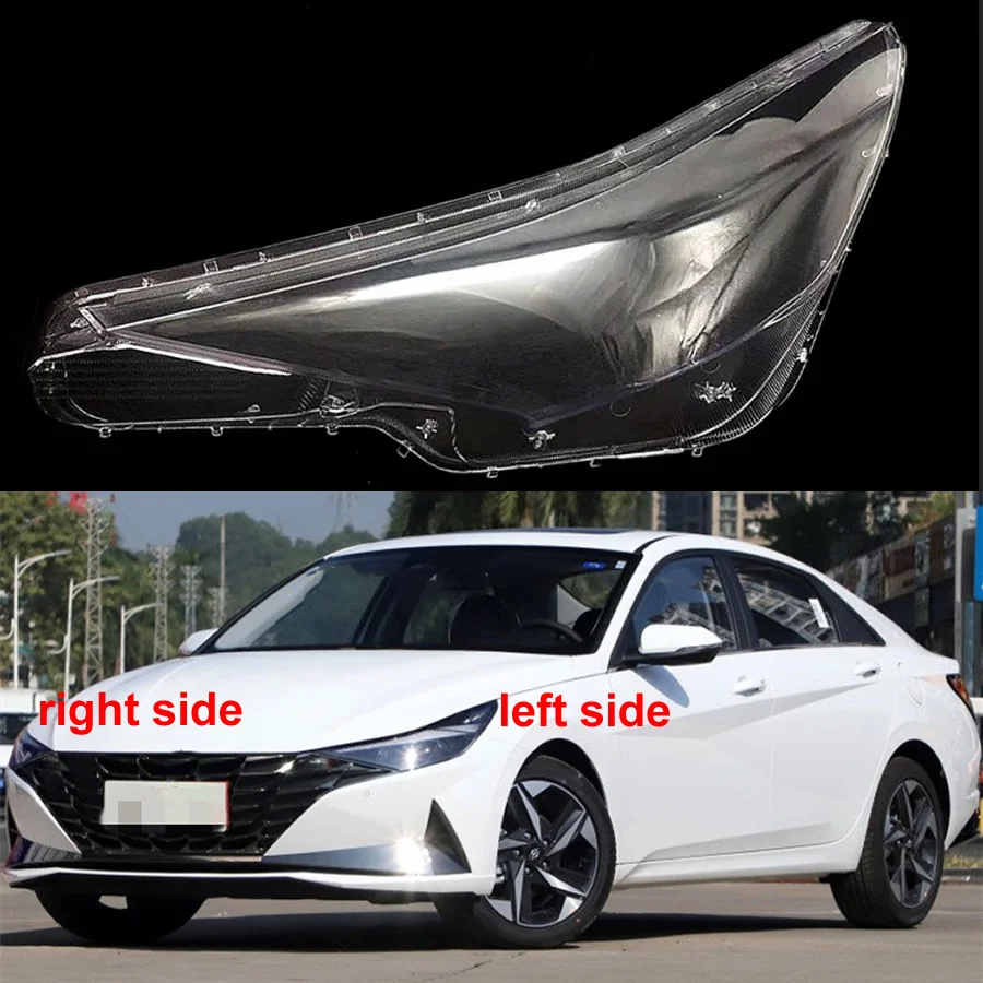 

Прозрачный налобный фонарь для Hyundai Elantra 2020 2021, замена оригинального абажура из плексигласа