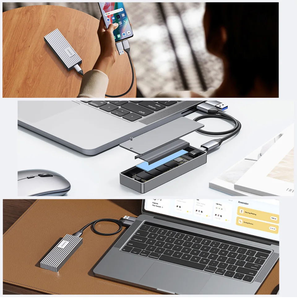ORICO-Caixa SSD de Alta Velocidade, Gabinete M.2