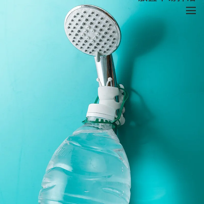 2PC Caterpillar Shower Suction Cup Hanging Nozzle Base Bracket Universal Non Punching Movable Fixed Seat Shower Accessories