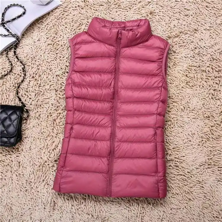 Anti-season Lightweight Down Jacket Spring Autumn Winter Casual Women's Vest Casual Fashion Inside and Outside Wear