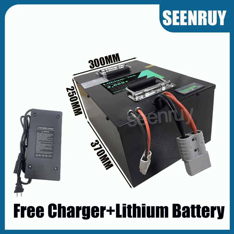 Li-ion 72V 120AH Lithium Battery with ANT BMS 100A 170A 230A 340A for Golf Cart Food Truck Forklift Sightseeing Vehicle Car 3