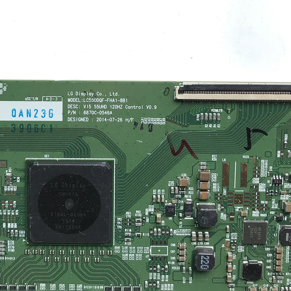 Carte T-CON TCON Pour TV LG 55LA965W 55LA9650 – 6870C-0467A 6871L-3387E