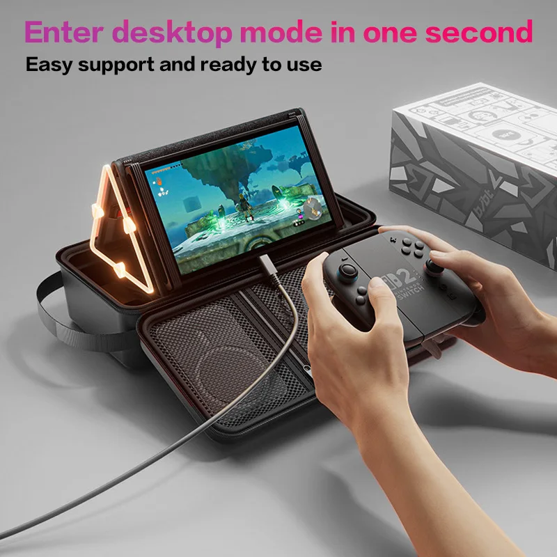 EVA Portable Carry Case for Nintendo Switch – Durable Storage Bag and Protective Shell