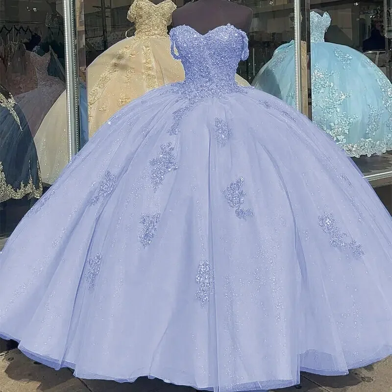 ANGELSBRIDEP šalvěj zelený kněžna milenka bál talár quinceañera šaty glittery sladké 15 16 ples večírek vestidos 15 quinceañeras