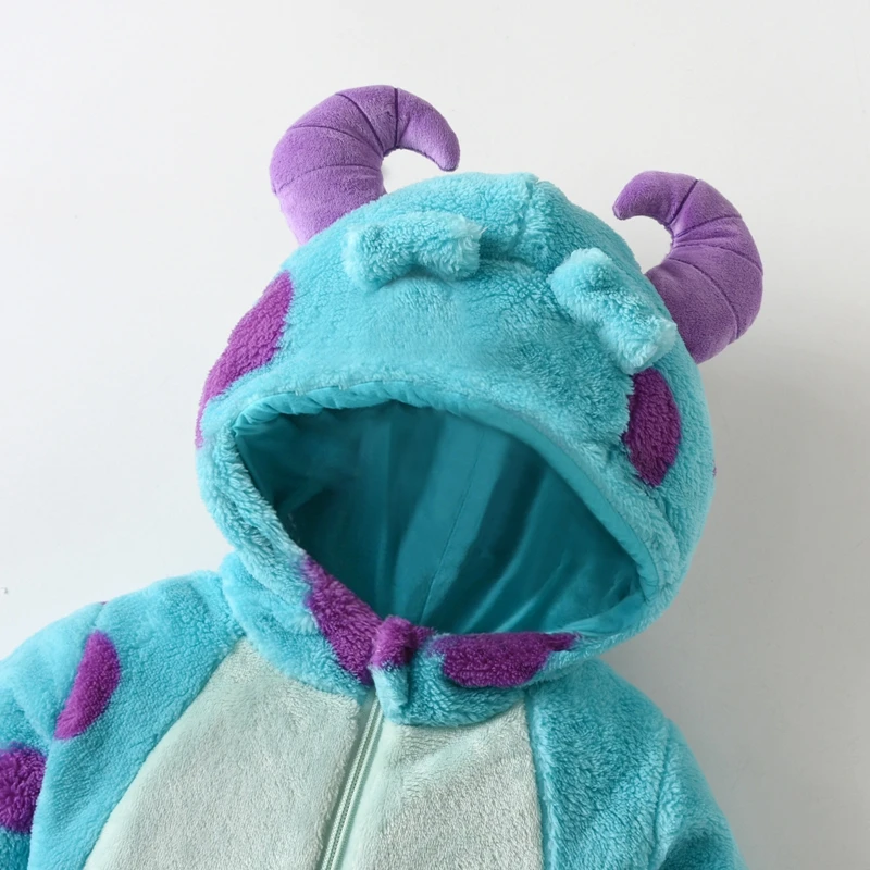 Cute Animal Costume for Toddler Baby Girl Boy Halloween Costume Long Sleeve Fuzzy Warm Fall Winter Clothes Halloween Gifts 4