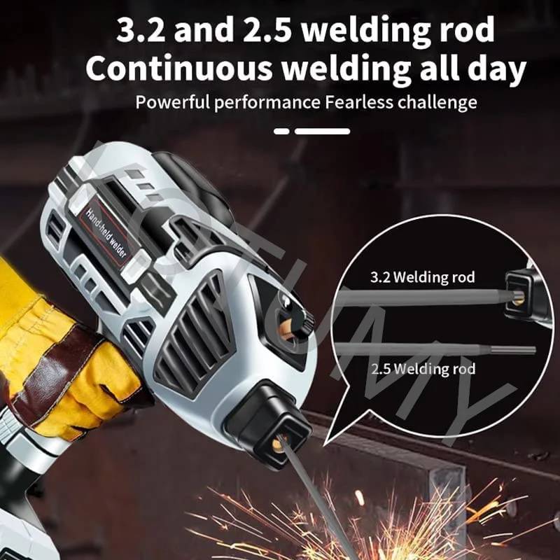 110V/220V Portable Electric Welding Machine Handheld Arc Welder Home Electric Welder Inverter Manual Welding Household Equipment 3