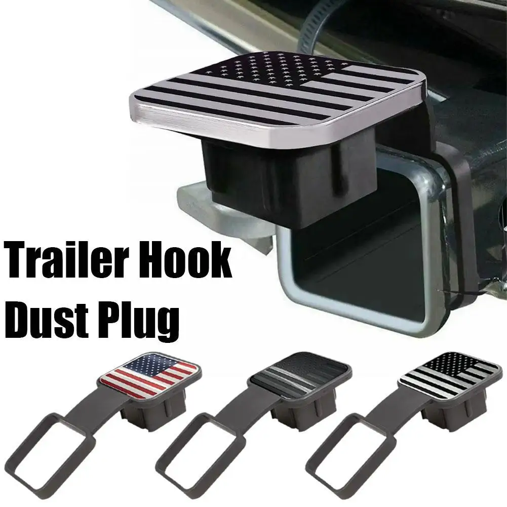 

1pc New Car Plug Cover Trailer Hook Dustproof Plug Square Mouth Protective Cover For 2'' Trailer Hitch Receivers for Toyota