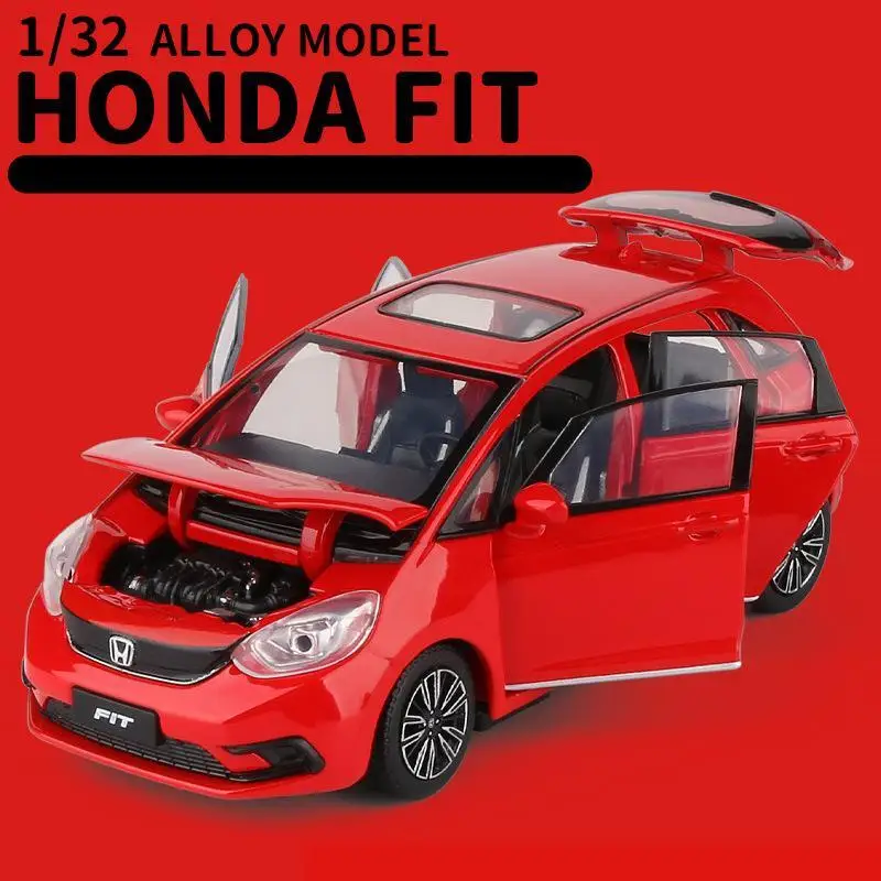 1/32 Honda FIT JKM Diecast Model Araba