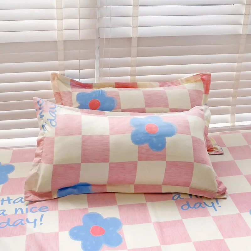 MissDeer 2pcs Pillow Cover Printed Pillowcase 48x74cm Pillowslip for Home Bed Cushion Cover Rectangle Pillow Case funda almohada 6