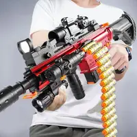 Toy Electric Burst Soft Bullet Gun M416 Kidsren's Toy Gun Boy Toy Hand-Automatic Dual Mode Version - Bullet Chain M416 1