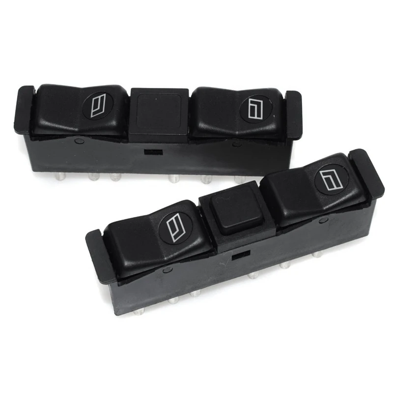 4X Automotive Electric Window Switch Pairing Is Suitable For Mercedes-Benz W123 W126 W201 0008208110 0008208210