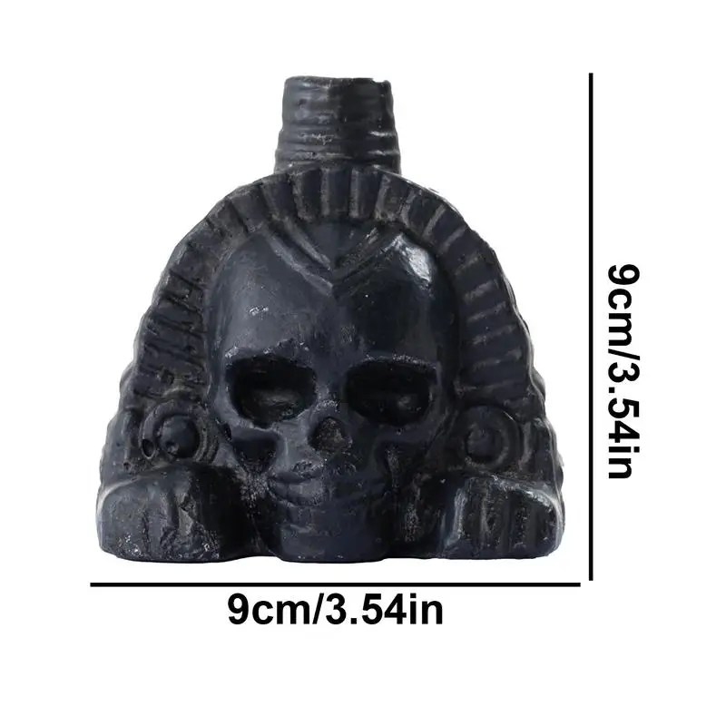 New Authentic Aztec Whistle Loud Spookys Aztec Scary Death Whistle Realistic Human Screaming Ghost War Skull Head