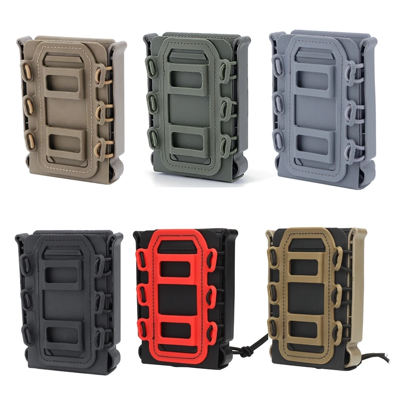 Magazine Pouch Hunting 5.56 Magazine Pouch Tactical Molle Ar15 M4 9mm Quick Release Fast Magazine Bag Holster Case Box Hunting Gear
