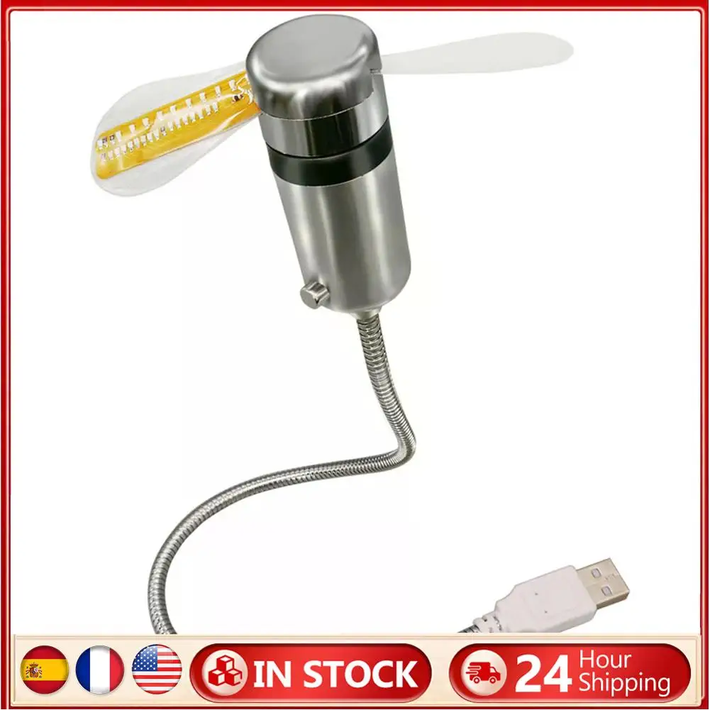 USB Powered Mini Fan with Real Time Display
