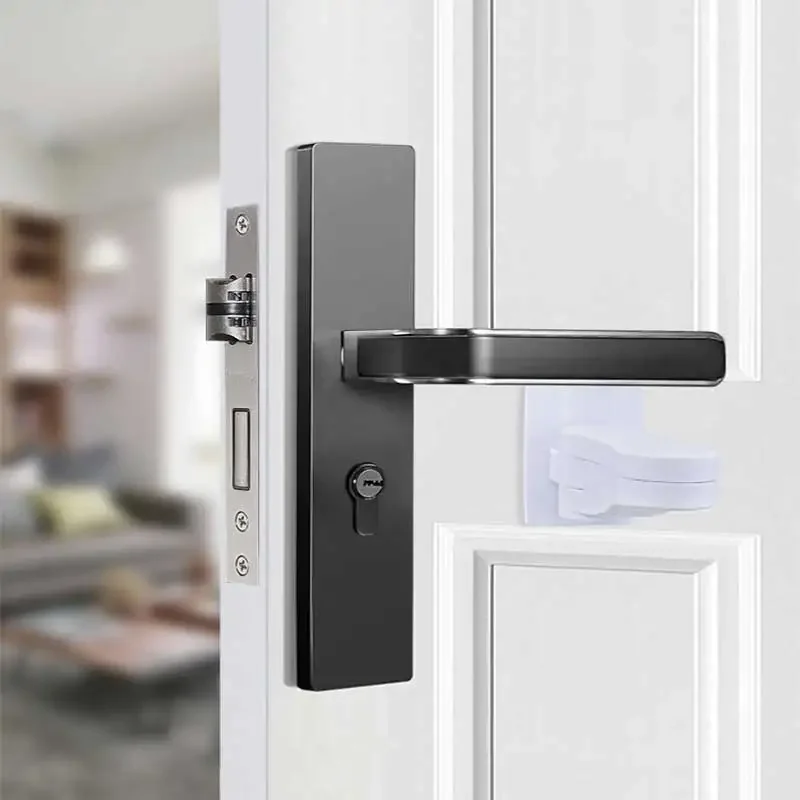  안전 잠금 장치 범용 ABS 어린이 서랍 잠금 보호 장치 냉장고 옷장 문용 나사없는 열림 방지 잠금 장치