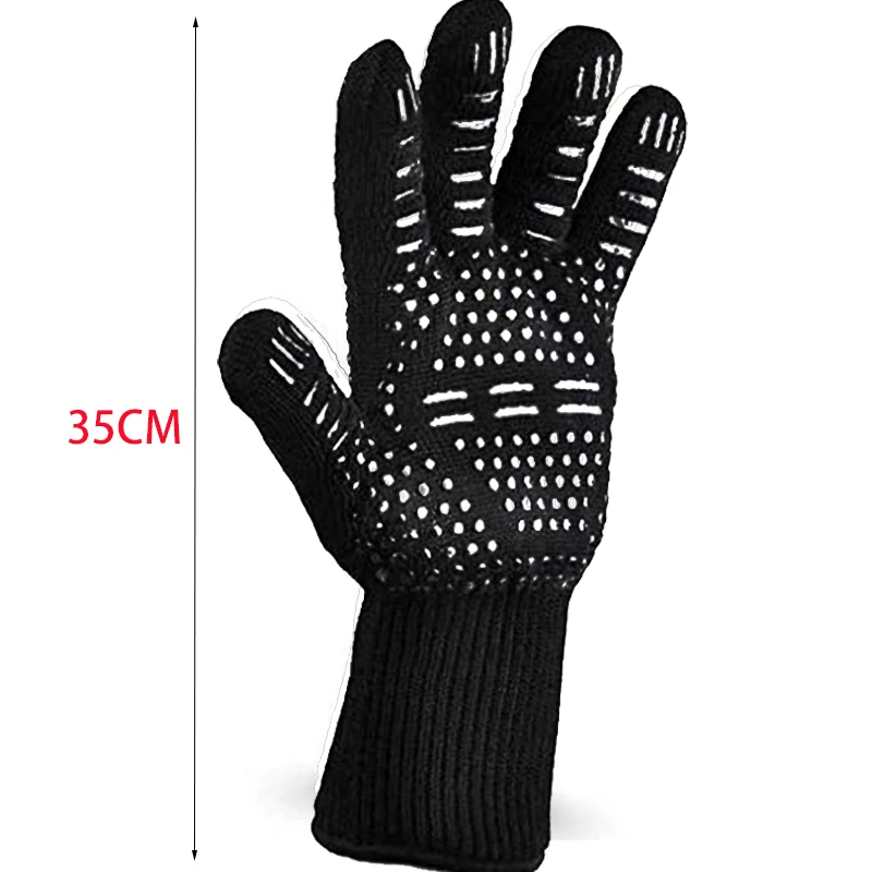 Flame Retardant Non-Slip Heat Resistant Grilling and Oven Gloves
