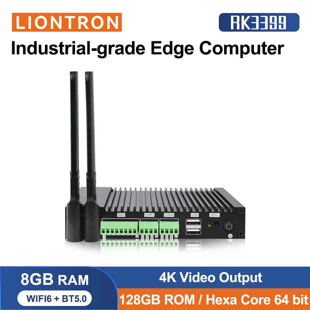 

IC-K3399 Liontron Rockchip RK3399 processor embedded development industrial Mini PC Linux Android OS Ethernet Wifi BT AIoT