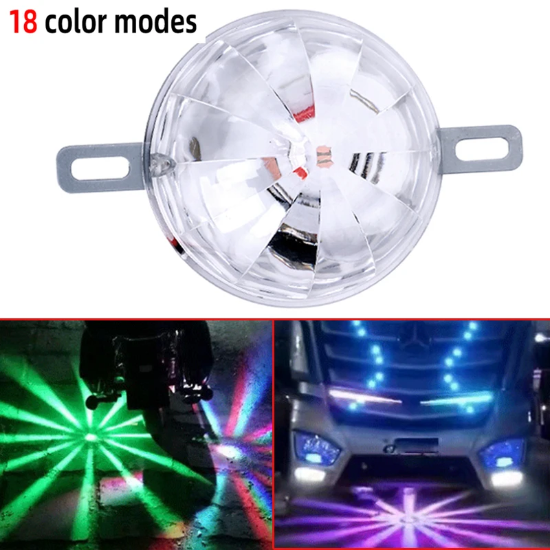 

Colorful Laser Warning Light Car Truck Motorcycle Anti-rear Car Chassis Lamp Universal Night Warning Brake Lights Anti-fog Bulb
