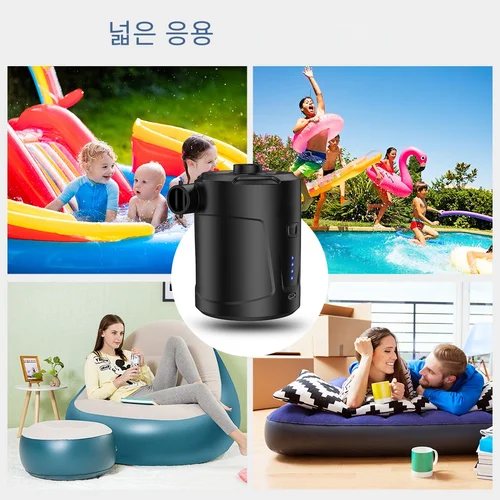 휴대용 무선 전기 공기 압축기 펌프, 팽창기/디플레이터 펌프, 풍선 쿠션 에어 베드 보트 수영 링용 3