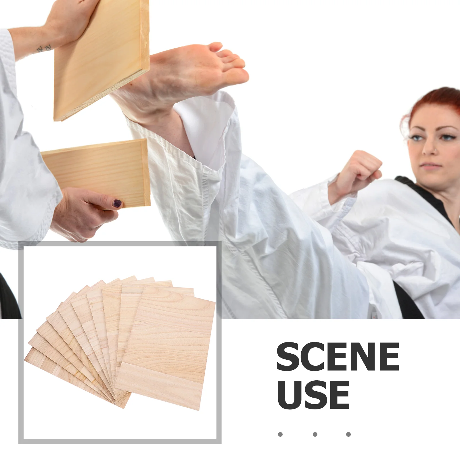 Professional Breaking Plank For Taekwondo Training Set Of 10Pcs Breaking Planks Taekwondo Training Kick Board