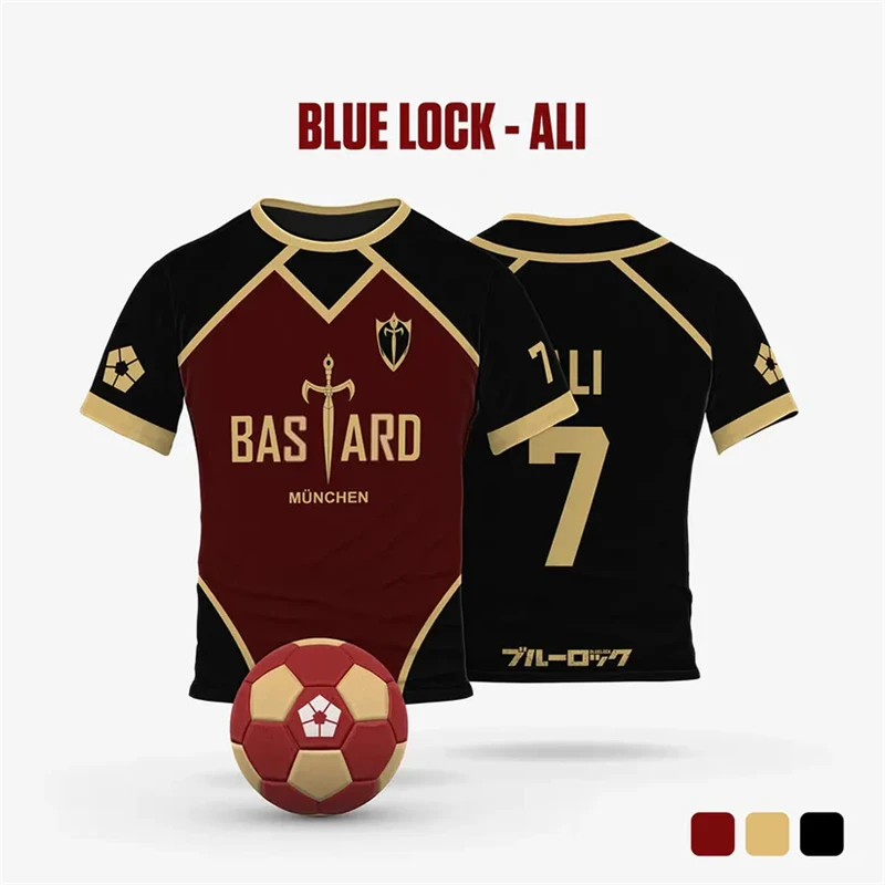 thumbnail image 1 of 2025 Anime Blue Lock Yukimiya Jersey estampado 3D hombres deporte camiseta moda Harajuku Manga corta niños Unisex camiseta Y2k Tops, 1 of 4