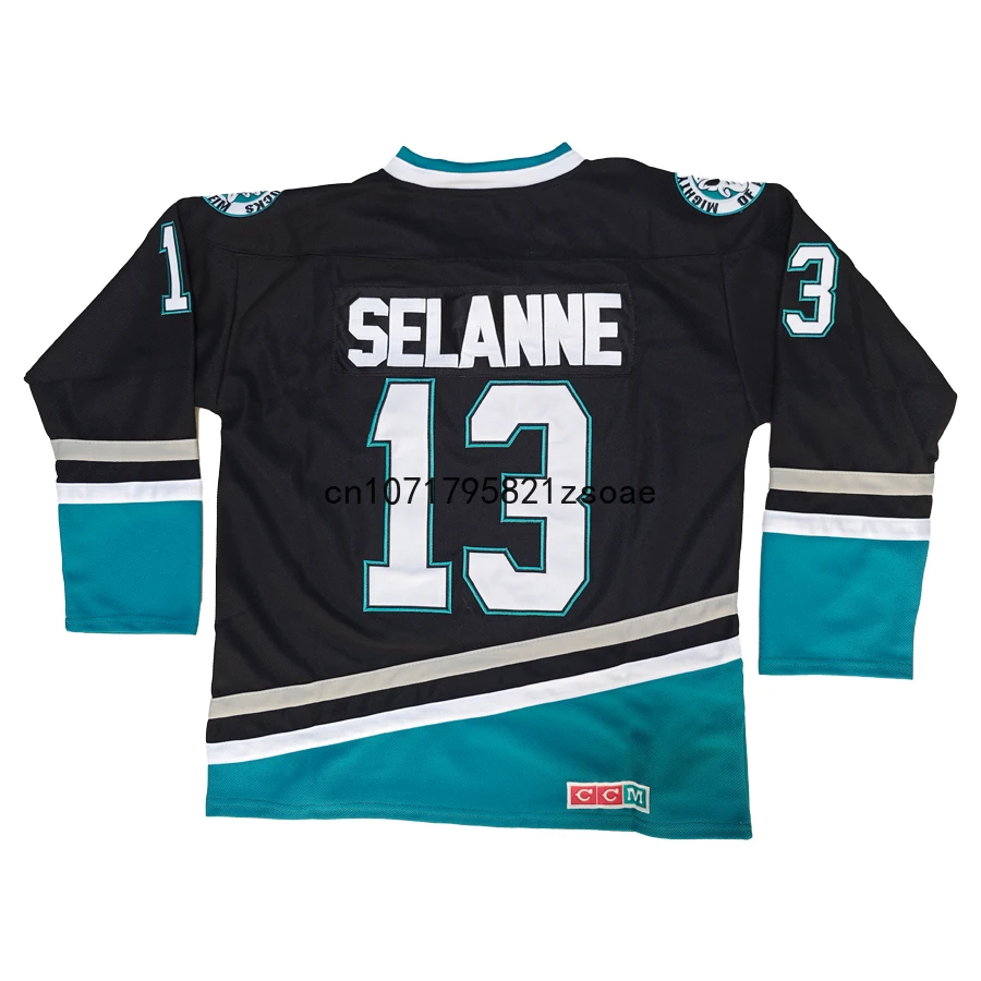 Charlie Conway Jersey America Anaheim Retro Ice Hockey Jerseys 13 Teemu Selanne Jersey 35 Jean-Sebastien Giguere Us M-3XL ice hockey jerseys