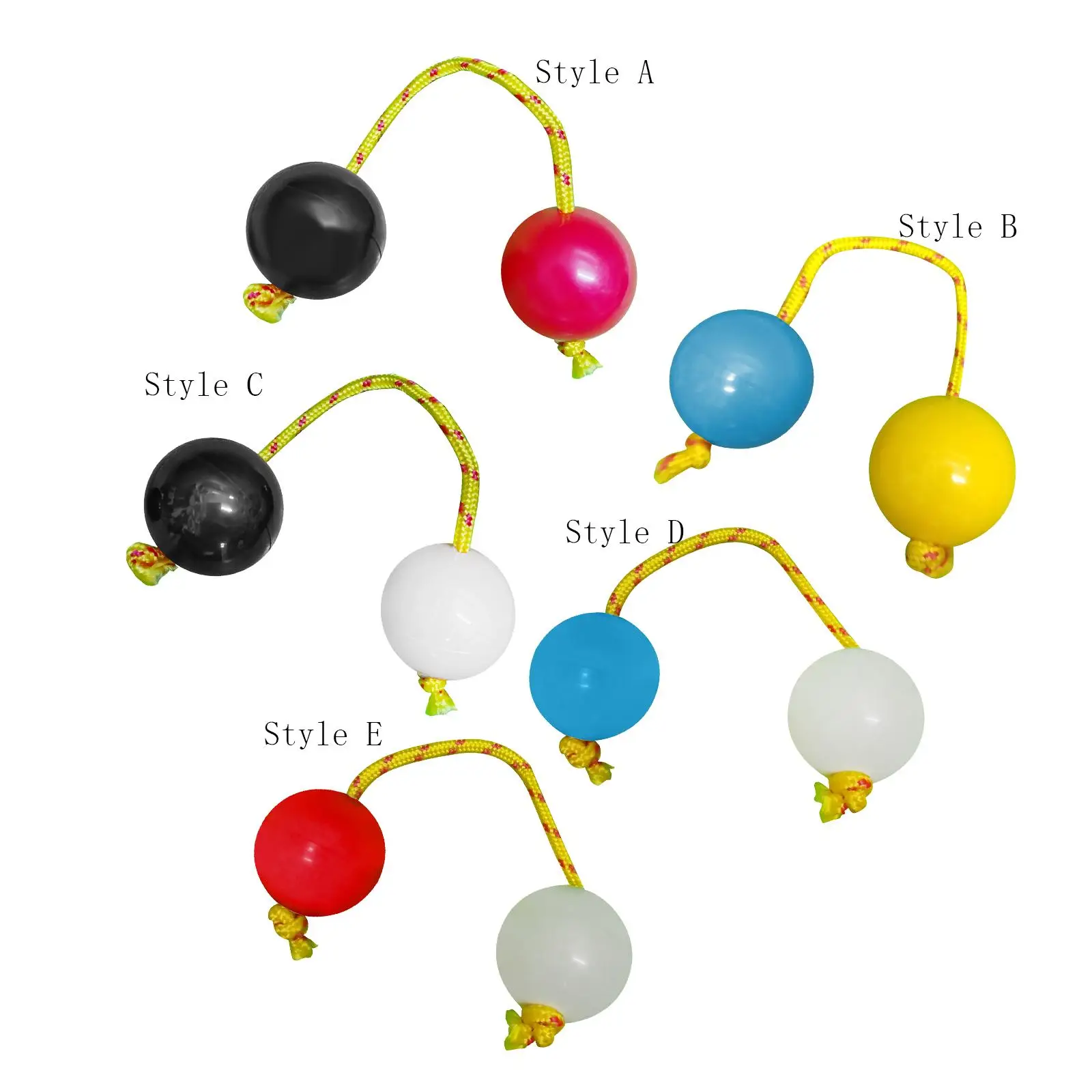 1Pair Musical Fingertip Ball Drum Ball Maracas Percussion ABS Birthday Gifts