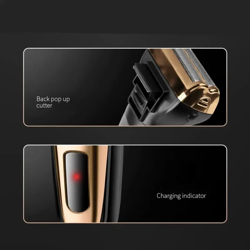 Kemei KM-1429 3 In 1 Powerful Electric Shaver Facial Body Hair Trimmer Beard Shaving Machine Razor Nose Ear Hair Trimmer for Men