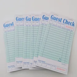 Premium Guest Check Notepads for Servers - 50 Sheets Each (2/6 Pack Options) (6pcs green)
